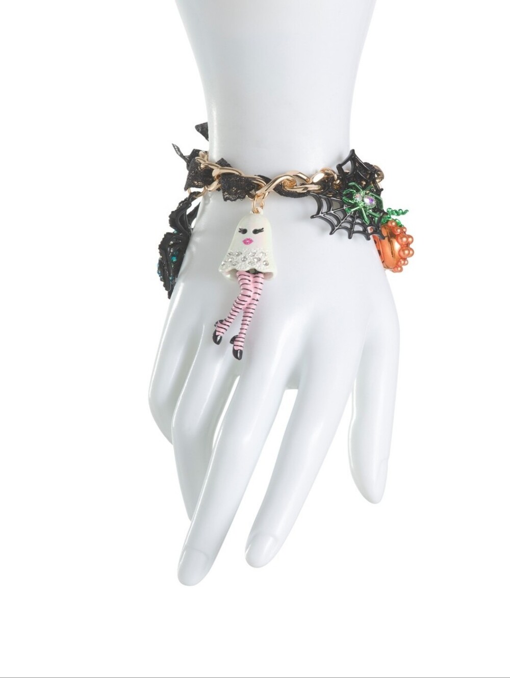 Betsey Johnson Halloween Boojee Charm Toggle Bracelet- NWT